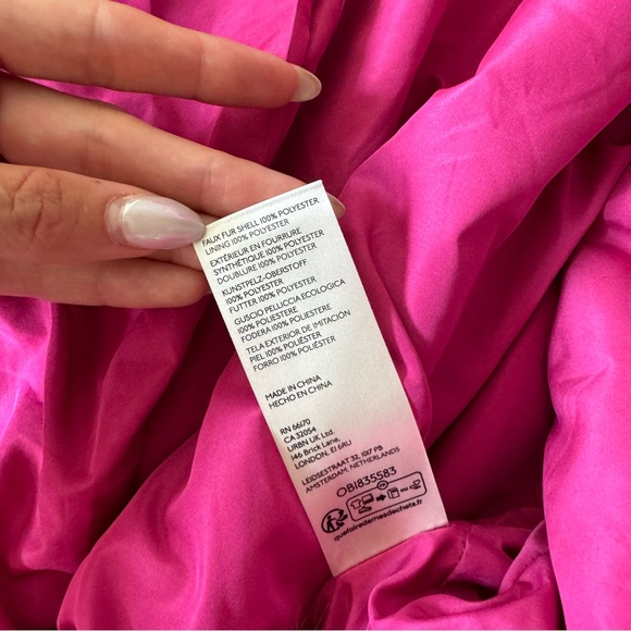 Free People Fuzzy Pink Cropped Jacket - Picture 8 of 9